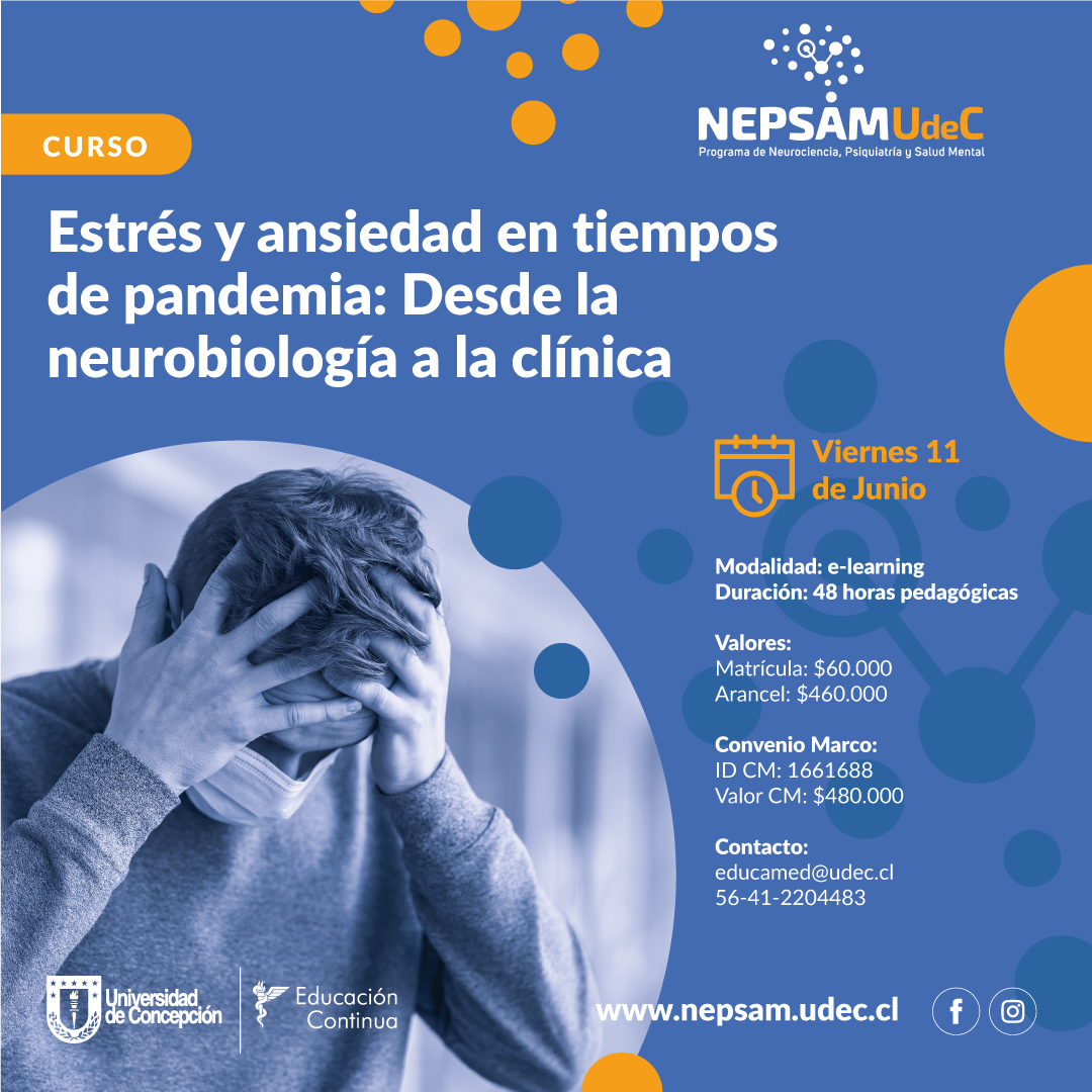 Curso "Estrés y ansiedad en tiempos de pandemia: Desde la neurobiología a la clínica"