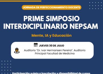 NEPSAM participará en las Jornadas de Perfeccionamiento Docente UdeC con simposio sobre mente, inteligencia artificial y educación